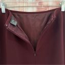 Tahari  Burgundy Pencil Skirt Photo 6