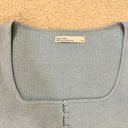 Oak + Fort Square Neck Button Front Sweater Photo 2