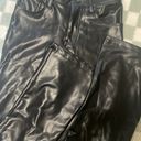 Abercrombie Black Leather Pants Size 24 Photo 0