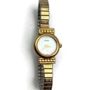 Monet Vintage  Quartz Gold Tone Streched Band Watch Need Some Work Photo 0