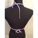 Triangl Small S Purple Bikini top swim wear Velvet feel Womens Photo 1