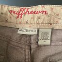 Ruff Hewn  Women Jeans Sz 10 33x31 Straight Brown Denim Belted Western Boho Photo 4