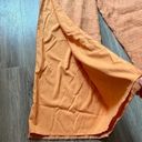 Lulus  Orange Striped Smocked Slit Wide-Leg Pants Size L NWT Photo 6