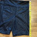 Bebe  Sport Leopard Print Animal Print Black Bike Athletic Shorts Size Large Photo 2