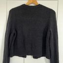 Boden USA Boden Jewel Button Fluffy Black Cardigan Photo 10