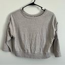 Free People Movement FP Movement by Free People Grey Tan Twist Front Cropped Athletic Shirt Small Photo 5