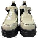 Free People  Mayla Platform Mary Janes White Size 6.5 Goth Punk Preppy Y2k Chunky Photo 9