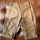 Molly Bracken Cognac Faux Leather Skinny Pants Photo 8