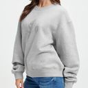 Good American  Leo Jeweled Sweatshirt Grey Photo 2