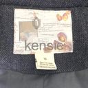 Kensie  Black Large Button Duster Coat Jacket Photo 3