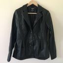 Dennis Basso  black faux leather jacket Photo 4