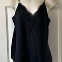 Socialite  Black Lace Cami Camisole With Adjustable Straps | Size Medium Photo 0