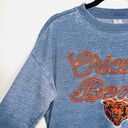 NFL Team Apparel Chicago Bears Navy Blue Embroidered Sweatshirt Photo 3