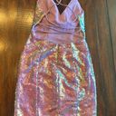 Alyce Paris Purple Plunging Neckline Short Homecoming Dress Photo 0