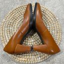 Ecco  Danish Design Plateau Cognac Heels Pump Leather Brown Size 41/US 10 Photo 7