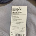 Athleta NWT  Sundown Dip Dye Sweatshirt Medium Photo 7