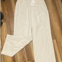 ZARA NWT  Womens Pleated  Pockets Cream Summer Linen Wide Leg Pants Sz XS Photo 0