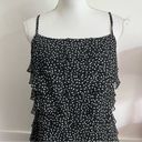 Talbots  • Vintage Black Polka Dot Ruffle Mini Dress Photo 1