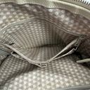 Brighton  Cream & Tan Raffia Leather Shoulder Tote Bag Purse Photo 9