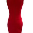 Mango MNG  Women Size XS Red Bodycon Mini Dress 1-411P Photo 3