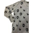 360 Cashmere  Skull Cashmere Riley Skull-Print Gray Cashmere Sweater size small 1 Photo 8