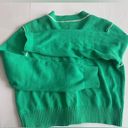 CAbi  Wallis Retro Cropped Burst of MintJulep Green Cardigan Embellished Buttons Photo 10