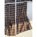 Mango 1644 MNG  Tartan Plaid Blouse Size Small Photo 4