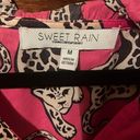 Sweet Rain Boutique Pink Cheetah Blouse Photo 2