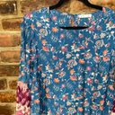 BeachLunchLounge  Multicolored Floral Long Sleeve Blouse Women's Size Small Photo 1