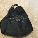 United Colors Of Benetton Vintage 90’s  black Backpack Drawstring Travel Bag. Photo 3