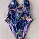 Trina Turk NWOT   Fiji Floral One Piece Swimsuit Sz 12 Photo 4