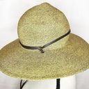 Pacific&Co San Diego Hat . Mixed Braid Large Brim Sun Hat Beige Packable NWOT Photo 0