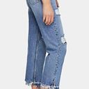 We The Free  x Free People Lita Distressed Straight Leg Jeans Photo 2