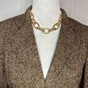 Brooks Vintage Bobbie  Brown Tweed Blazer Size 9 / 10 EXCELLENT Retro Business Photo 1