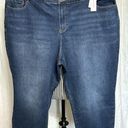 Lane Bryant  Signature Fit Boyfriend Capri Jeans Dark Wash Women's Size 24 $69.95 Photo 0