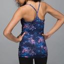 Lululemon  Power Y Tank *Luon Moody Mirage Bark Berry Deep Navy Size 8 Photo 1