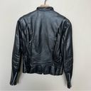 Brooks  Vintage 1980’s Leather Moto Bomber Jacket Size Small Photo 2