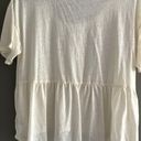 American Eagle Outfitters White Babydoll Top Photo 1