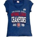 Genuine Merchandise Chicago Cubs 2016 World Series Vneck Tshirt Photo 0