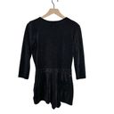 n:philanthropy  Fire Sparkle Long Sleeve Romper in Black size Small Photo 3