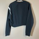 Nike  Women’s Black Cropped Sweatshirt Medium Photo 7