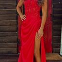 Let’s Red Prom Dress Size 2 Photo 4