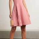 Oscar de la Renta NWT  Guipure lace-trimmed stretch-knit dress Size M Photo 0