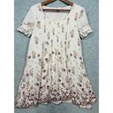 Ecote Urban Outfitters  Floral Boho Dress Sz L Amethyst Frock Short Summer Vaca Photo 0