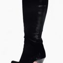 Donald Pliner Donald J. Pliner ✦ Black Velvet Tall Knee High Boots Photo 4