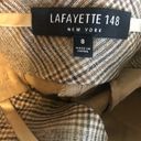 Lafayette 148  New York Menswear Wide Leg Wool Trouser Pant Sz. 8X31.5 Business Photo 7