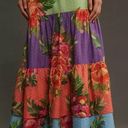 Farm Rio  x Anthropologie Tiered Floral Maxi Skirt | NEW | XS Photo 1