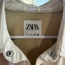 ZARA Faux Leather Oversized Jacket  Photo 4