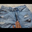 ZARA  Light wash high rise denim shorts 4 Photo 3