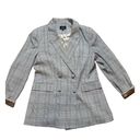 Bardot  x Revolve tan gray long line button closure blazer sz M Photo 0